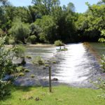 Camping Gard rivière la cèze montclus aigueze