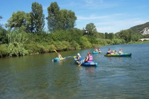 Camping Gard La Plage canoe kayak rivière