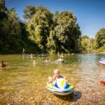 camping les genets d'or bagnol-sur-ceze rivière La Cèze gard