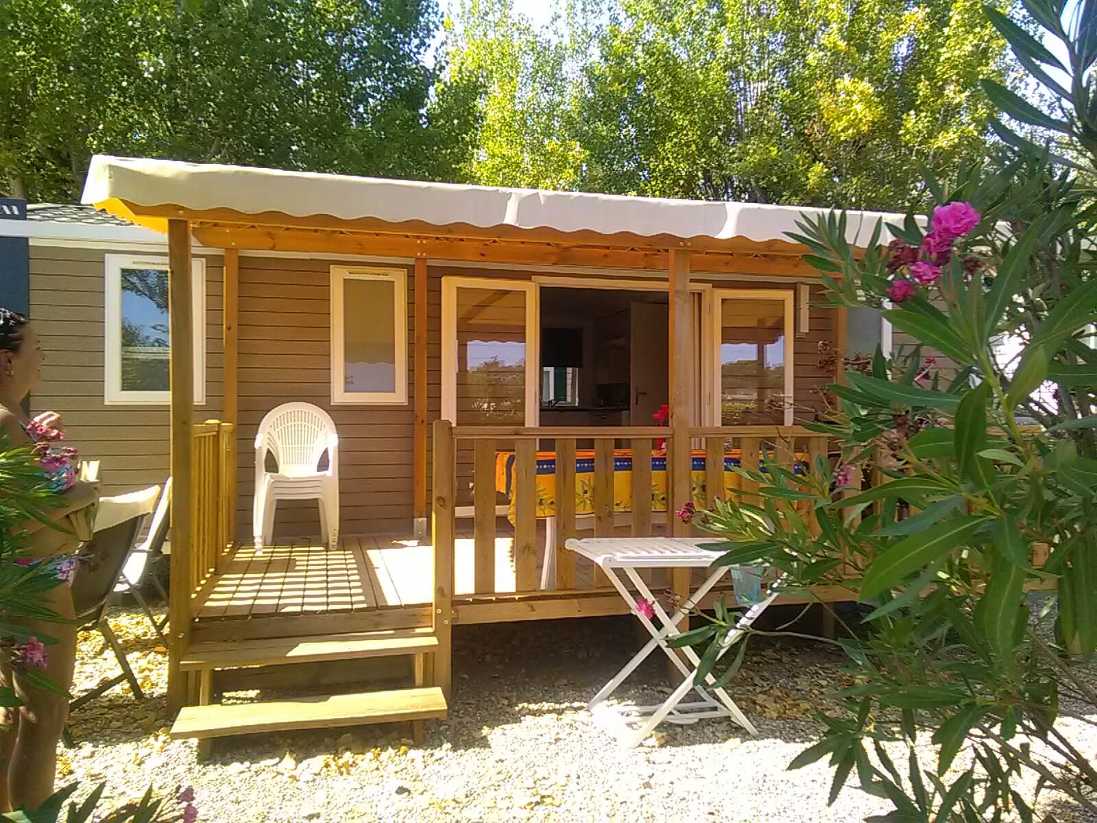 Camping Amarines Cornillon mobil-home gard