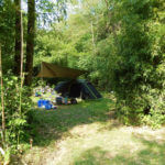 Camping Gard Libellule Saint-Gély Gorges de la Cèze Canoe Baignade emplacement camping-car tente