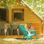 camping mas de rome camping gard ardeche provence lodge bois ombre